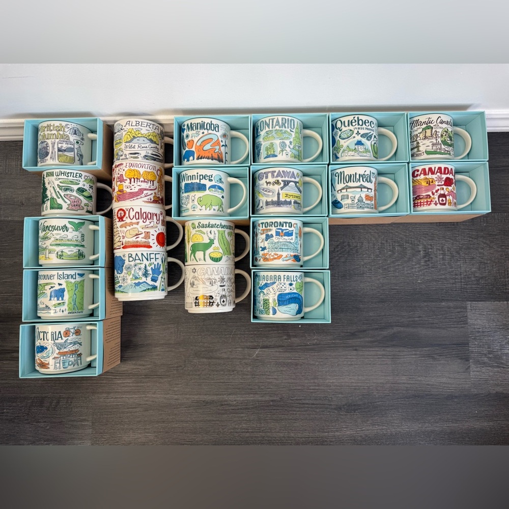 Starbucks Been There Canada Coast to Coast Mug Collection